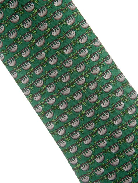 sloth tie hermes